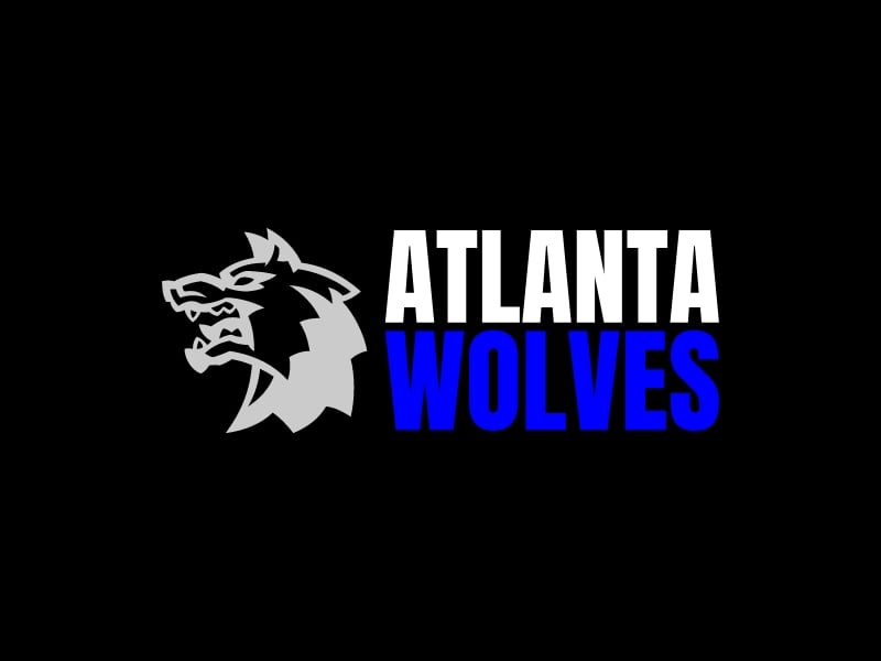 Atlanta Wolves Logoentwurf