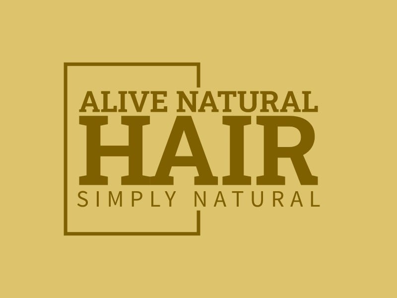 ALIVE NATURAL HAIR Logoentwurf