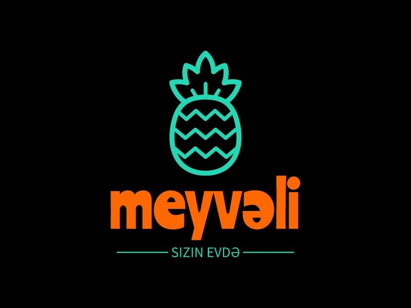 meyvəli logo design