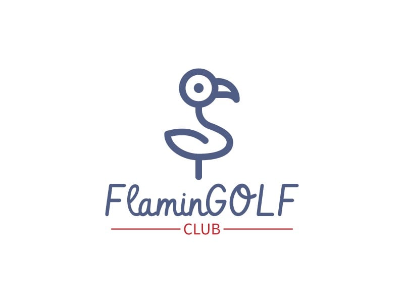 FlaminGOLF Logo-Entwurf