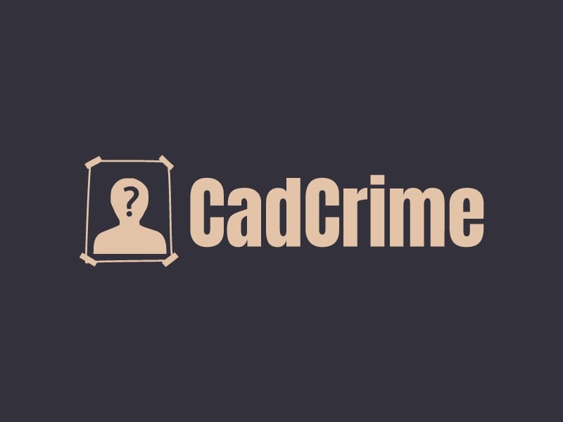 CadCrime Logo-Entwurf