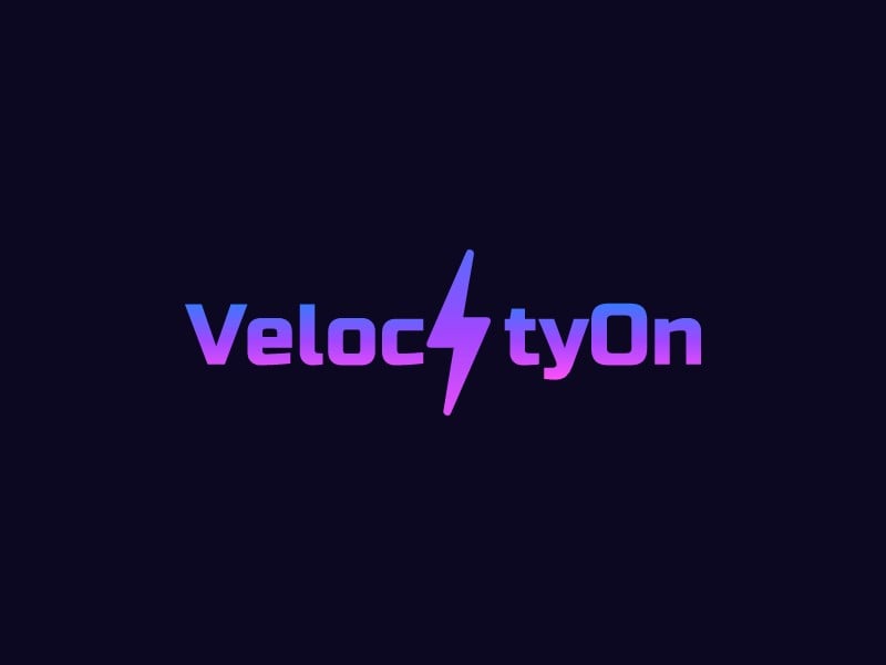 Veloc   tyOn logo design