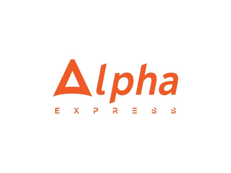 Alpha logo design