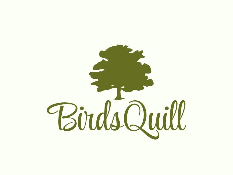 BirdsQuill logo design